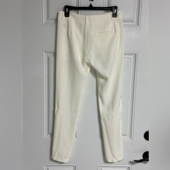 M- Cream Side Stripe Slim Leg Trousers - Picture 8 of 8
